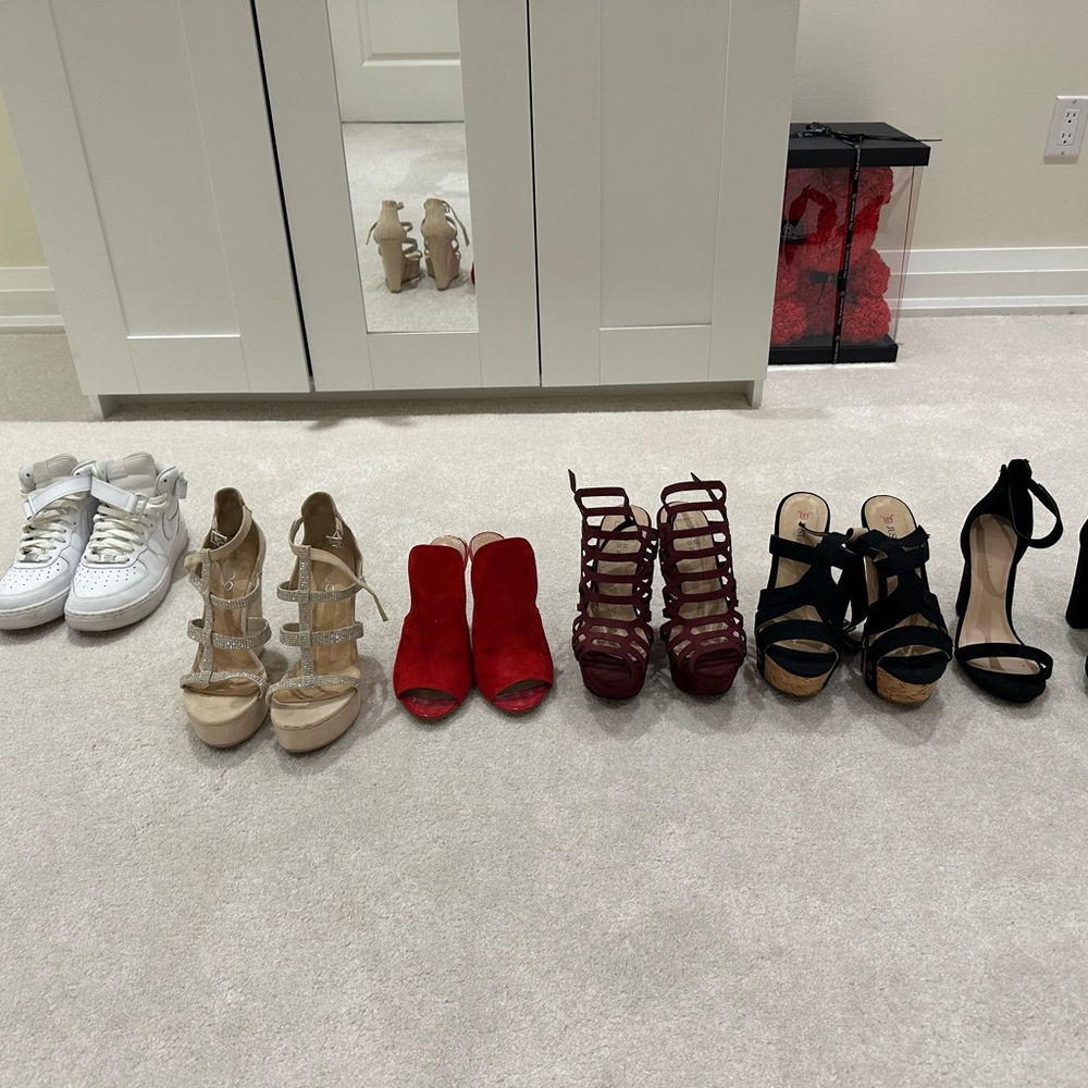 Closet Clean Out! All shoes are size 8 US.